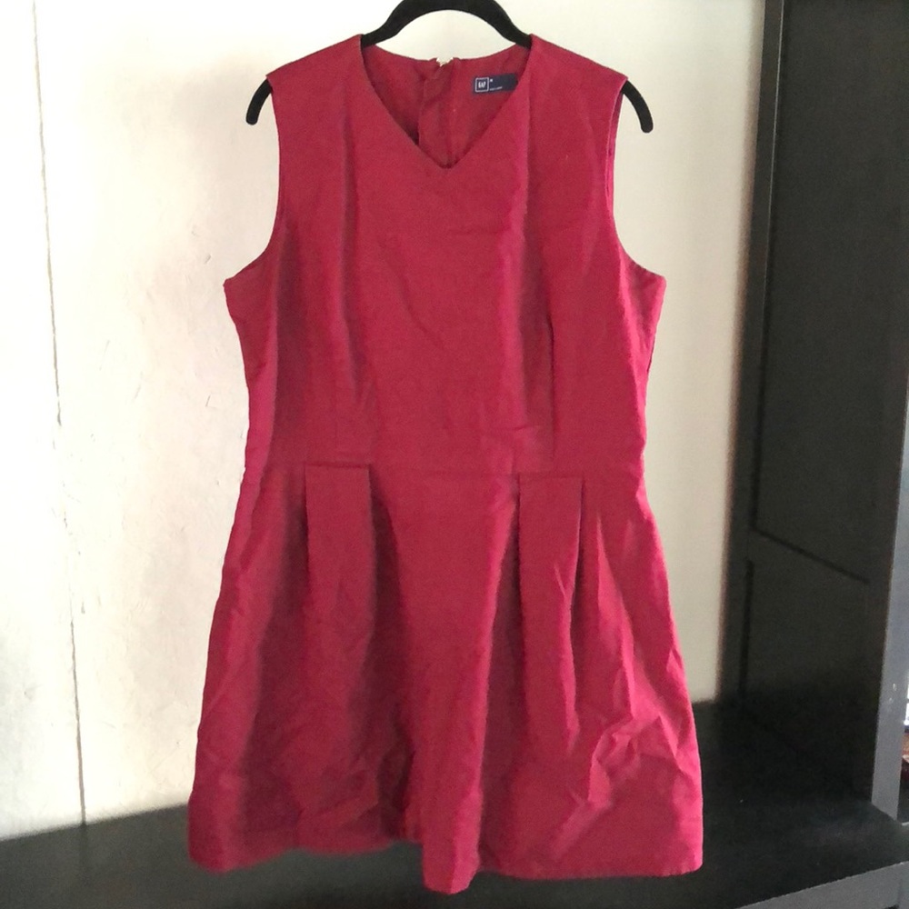 Maroon Gap dress
